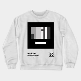 In The Flat Field / Minimalist Style Graphic Artwork Design Crewneck Sweatshirt